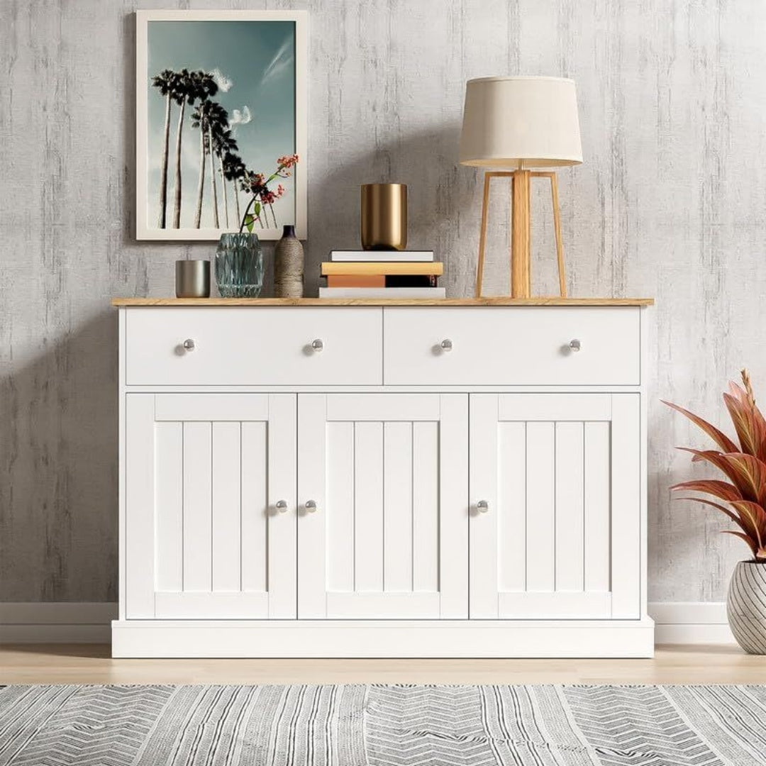 Pour un interieur harmonieux, commode avec tiroirs, avec portes en finition gris ib1930913