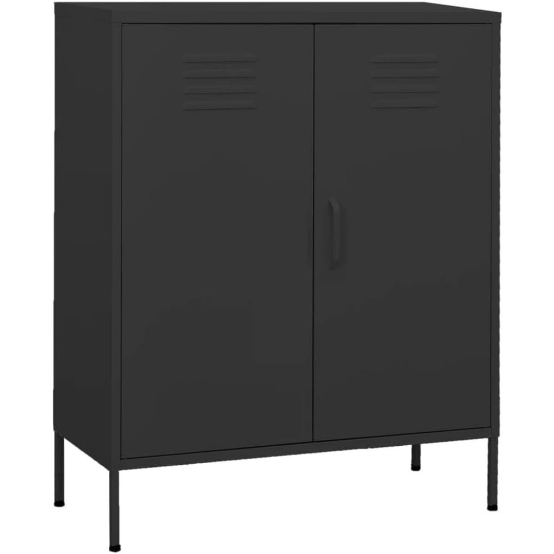 Une touche de caractere, commode avec tiroirs, aux accents metalliques dans un ton noir et vert qj9373039