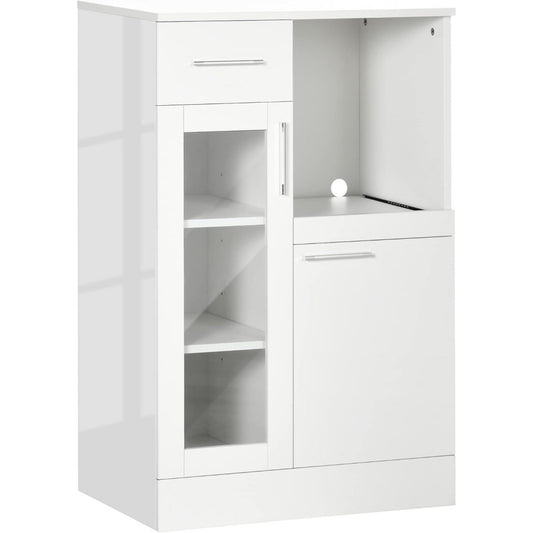 Une silhouette equilibree pour ce armoire avec portes, a l'aspect bois, teinte bois naturel