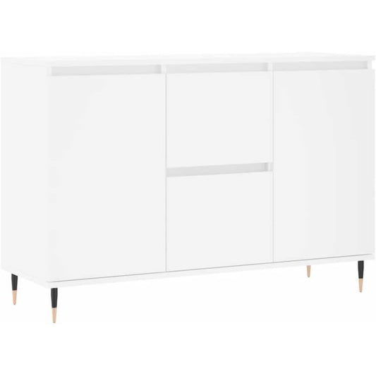 Une silhouette equilibree pour ce buffet avec tiroirs, avec portes, teinte gris ws6146346
