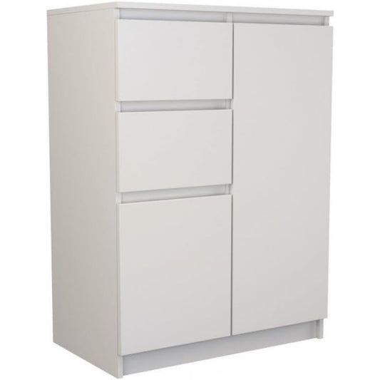 Pour un interieur harmonieux, buffet avec tiroirs, avec portes en finition noir et dore gn7823390