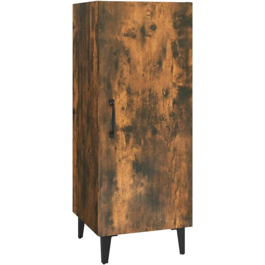 Une silhouette equilibree pour ce buffet a l'aspect bois, teinte chene et bois naturel