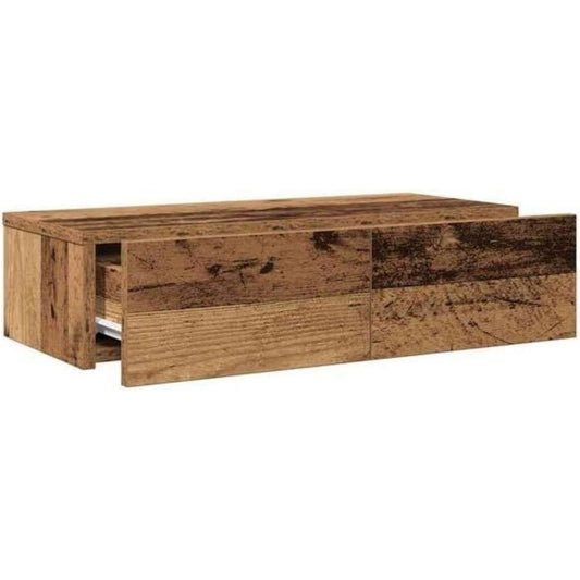 Pour un interieur harmonieux, buffet avec portes, a l'aspect bois en finition chene et naturel dw0928398