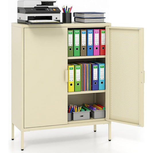 Une touche de caractere, buffet avec tiroirs, avec portes dans un ton blanc sx2488574