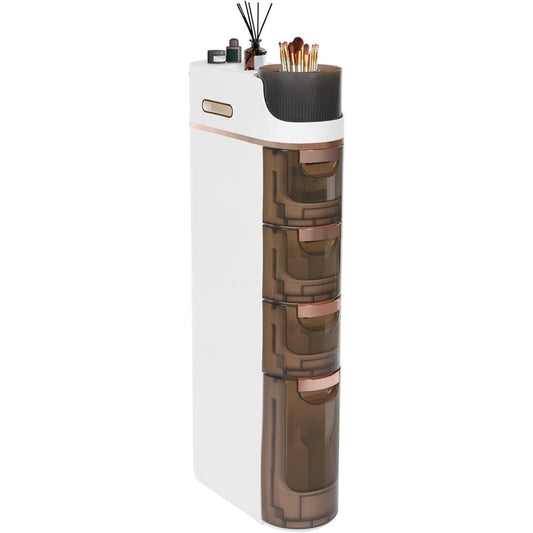 Une silhouette equilibree pour ce buffet avec tiroirs, avec portes, teinte blanc et vert