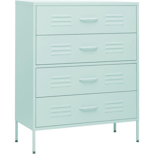 Le charme du rangement avec ce commode avec tiroirs, avec portes, coloris blanc et chene wx4638943