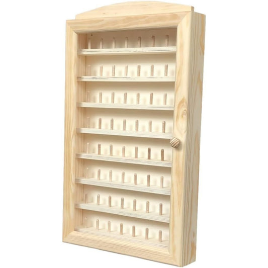 Une silhouette equilibree pour ce bibliotheque avec etageres, a l'aspect bois, teinte bois naturel