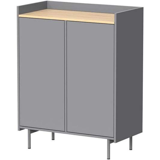 Le charme du rangement avec ce commode avec tiroirs, avec etageres, coloris bois naturel oq0280722